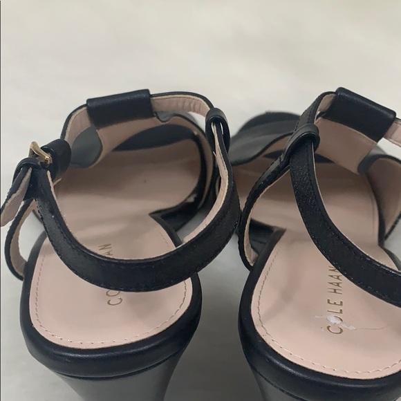 Stunning Cole Haan Black Maddie Wedges - Picture 6 of 8